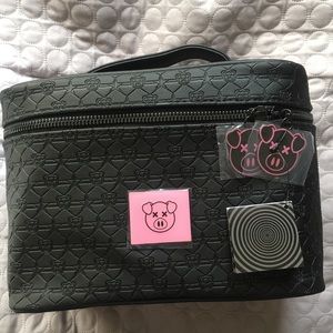 JSC x SD pig Imprint Black travel bag